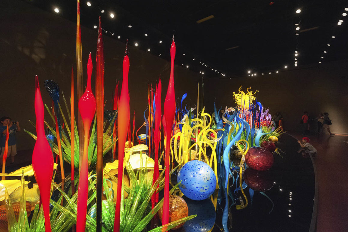 Seattle, Chihuly Garden and Glass Museum, Kunstausstellung