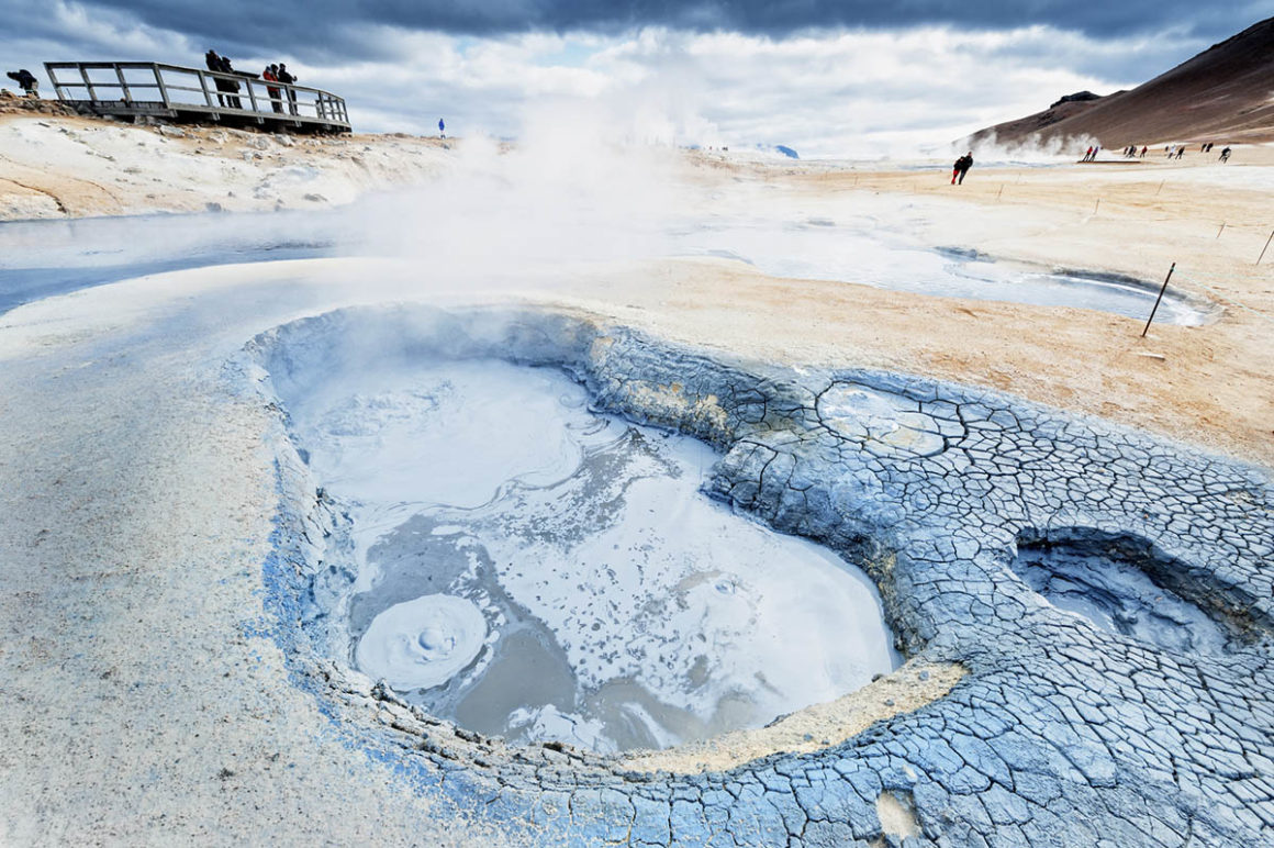 Grönland. Cooler Sommer 12 Hochthermalgebiet, Namafjall, Island