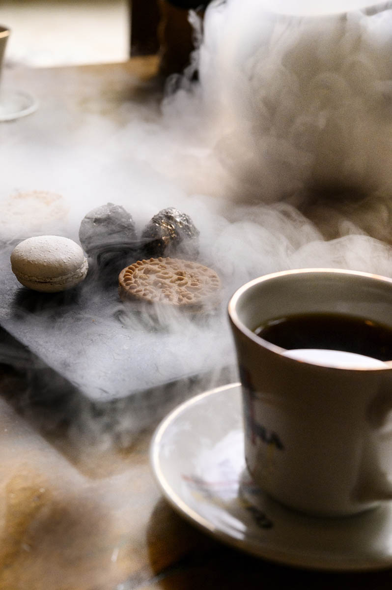 Medellín. Pablo, wer? 17 Restaurant El Cielo, Dessert, Kaffee, Medellin