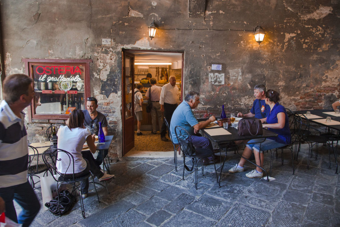 Toskana. Ciao Bella 10 Toskana, Siena, Altstadt, Trattoria, Osteria