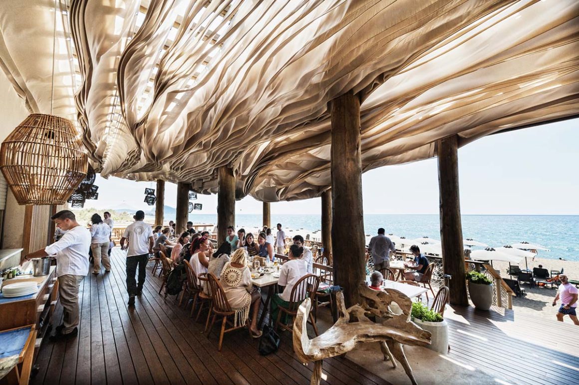 Barbouni Beach Restaurant, Costa Navarino