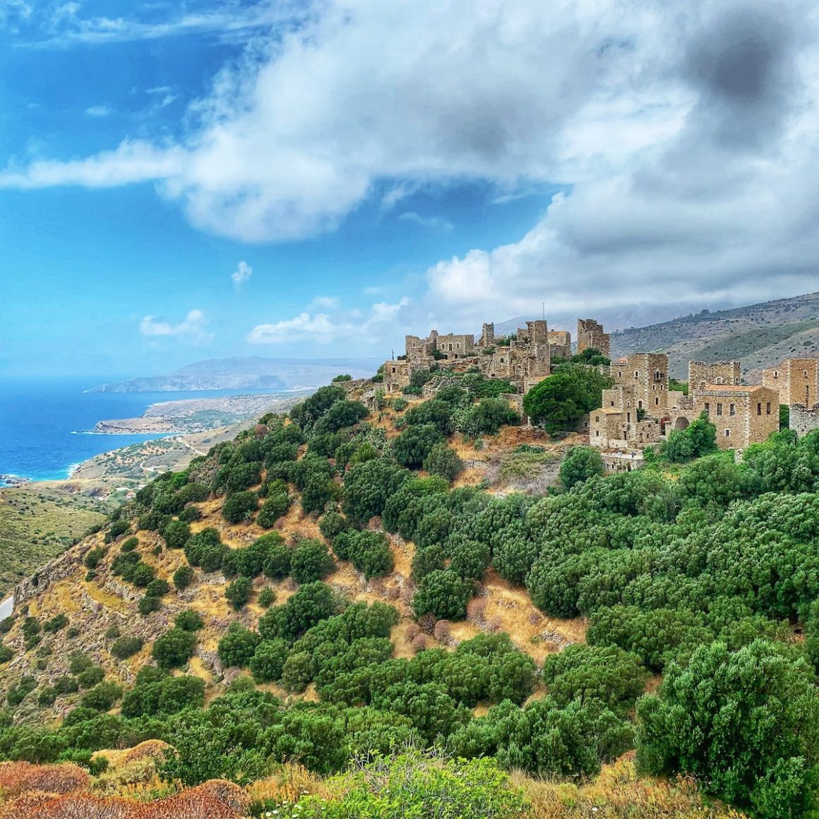 Peloponnes Vathia Halbinsel Mani