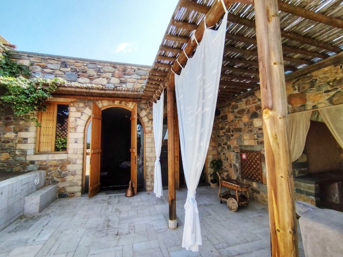 SPA Terrasse des Kinsterna Hotel bei Monemvassia Peloponnes