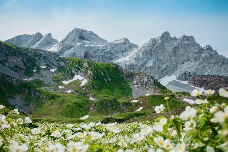 Alpenmosaik Montafon, Vorarlberg, Österreich, Alpen, Rätikon