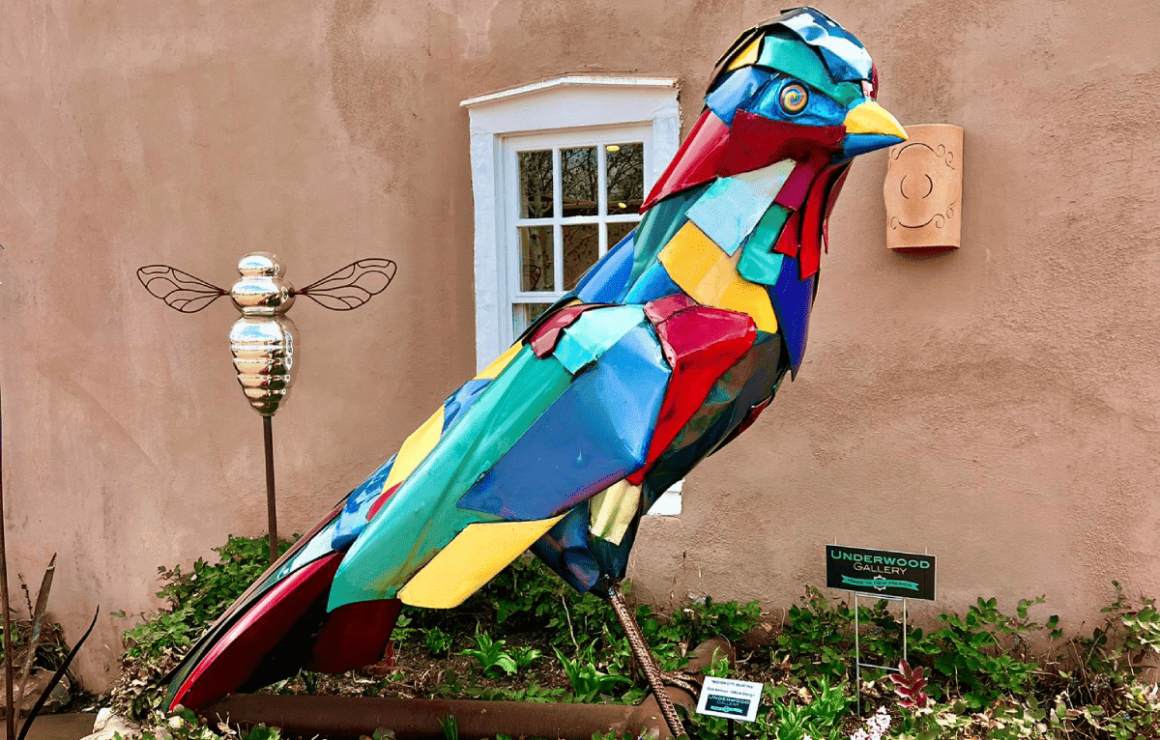 New Mexico, Santa Fe, Kunst, Vogel