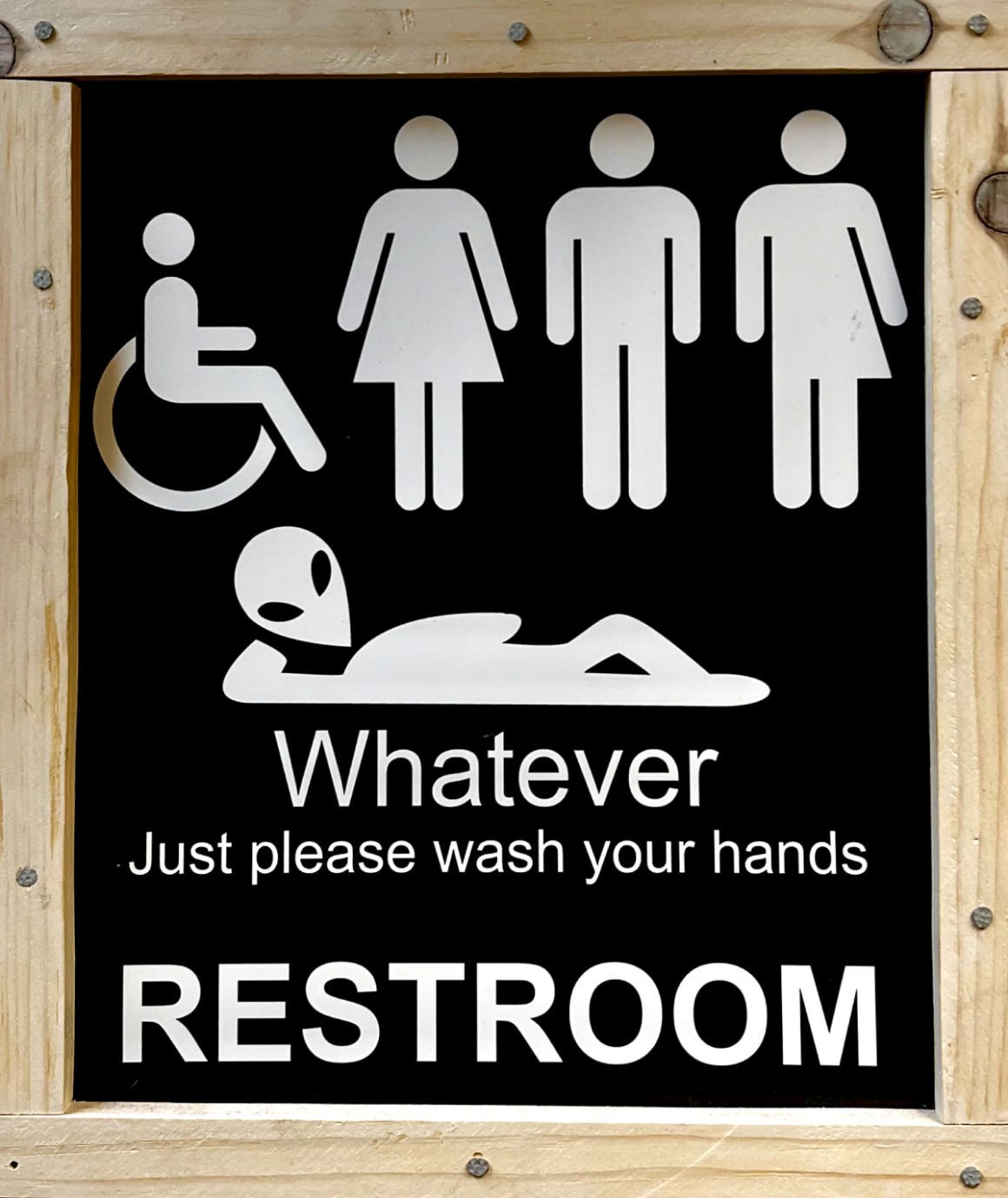 NewMexico Alien USA Schild Gender