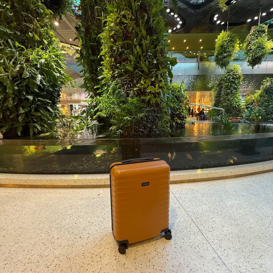 Koffer-Test. Der TITAN aus Bayern 1 TITAN OVERSEAS S20 Koffer Test CHnago airport