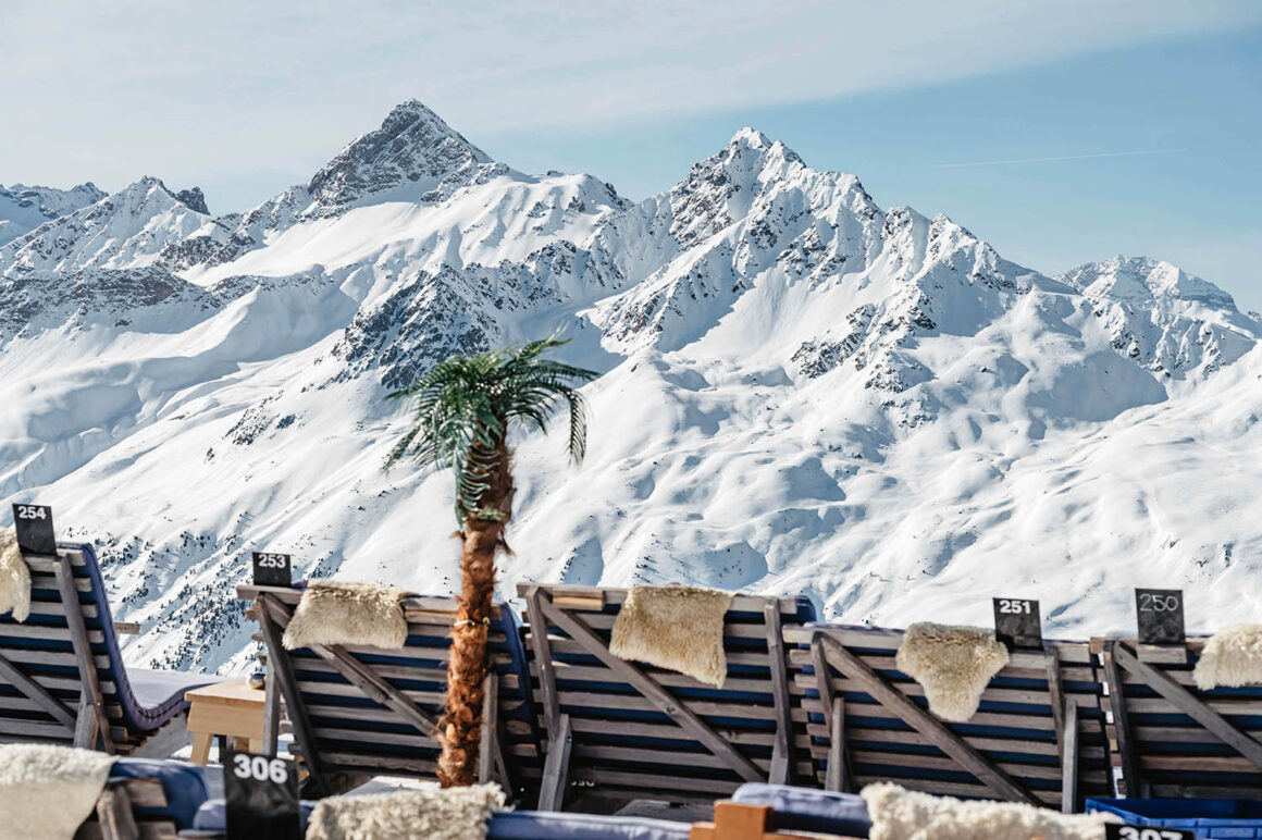 panoramic view, winter, mountains, Jatzhütte, Davos
