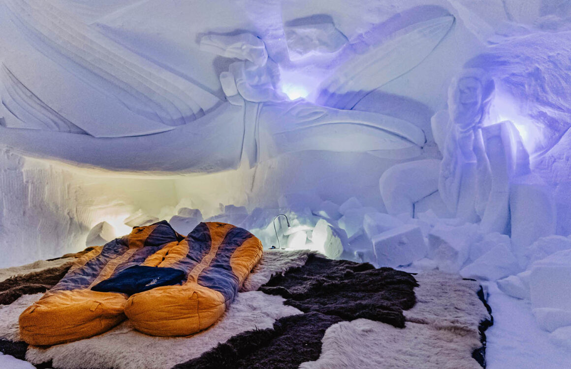 Igloo Hotel, Winter, Davos