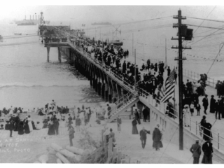 Santa Monica Pier_Karussell, Eröffnung, 1909