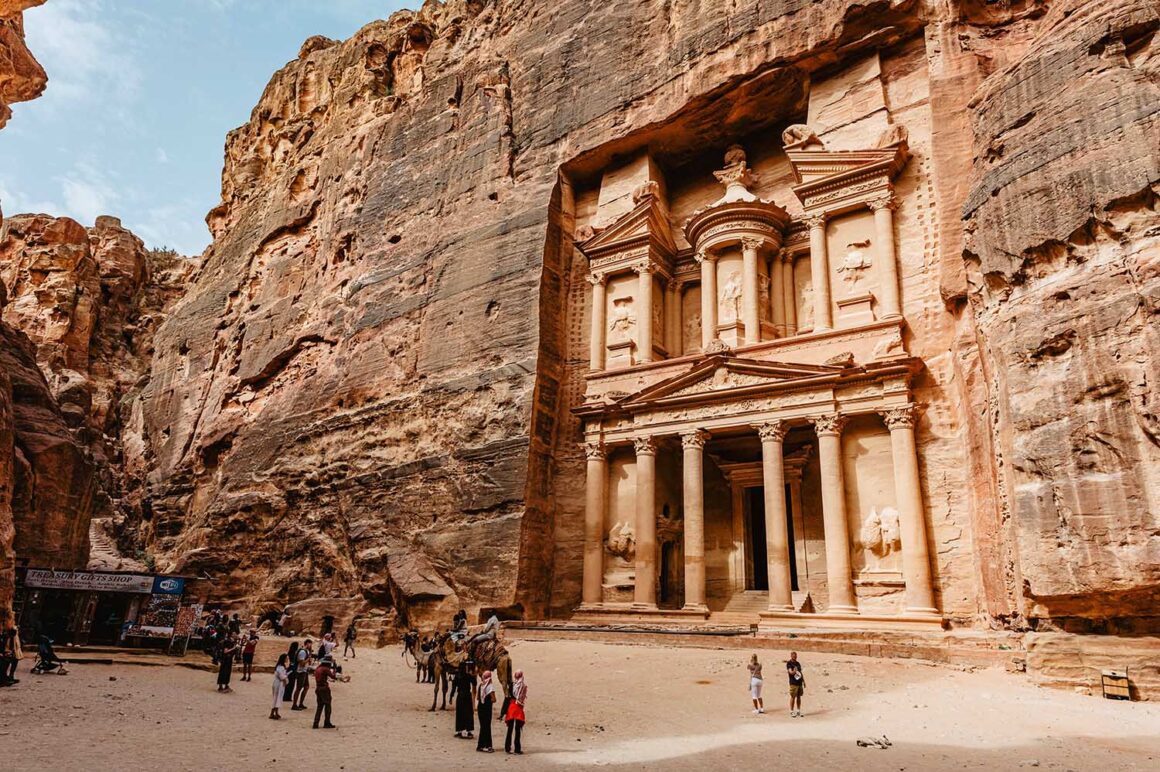 Grabstätte Khazne al-Firaun, Petra, Jordanien