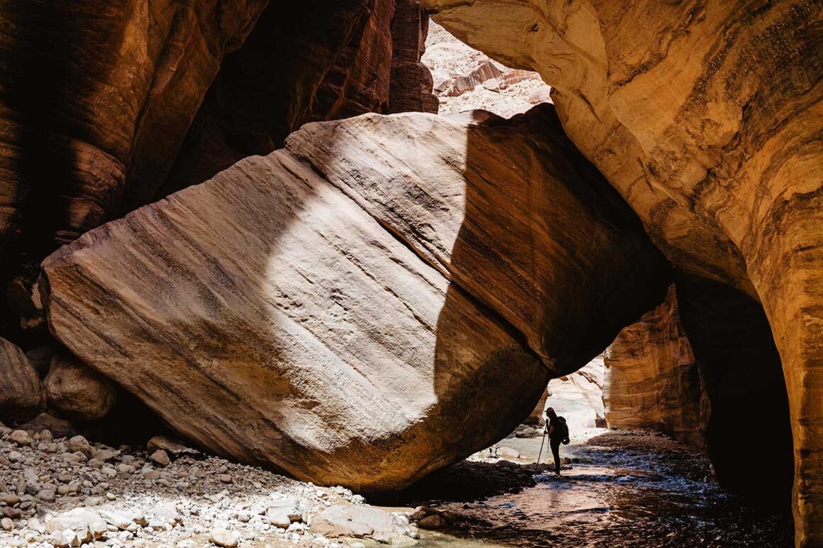 Canyon, Wadi al Hasa, Jordanien
