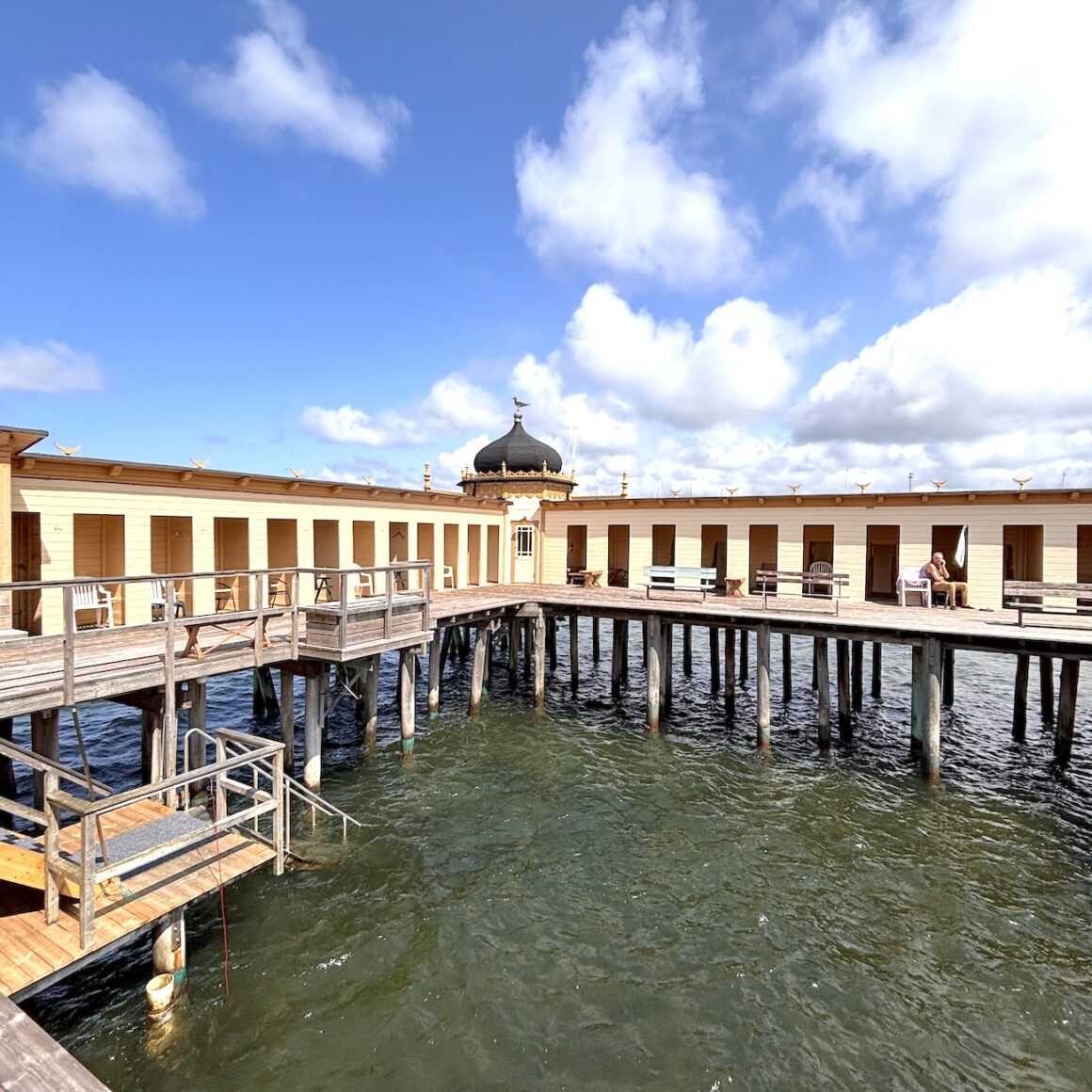 Schweden. Das Halland-Hoch 5 Kaltbadehaus Varberg Provinz Halland Schweden Innen