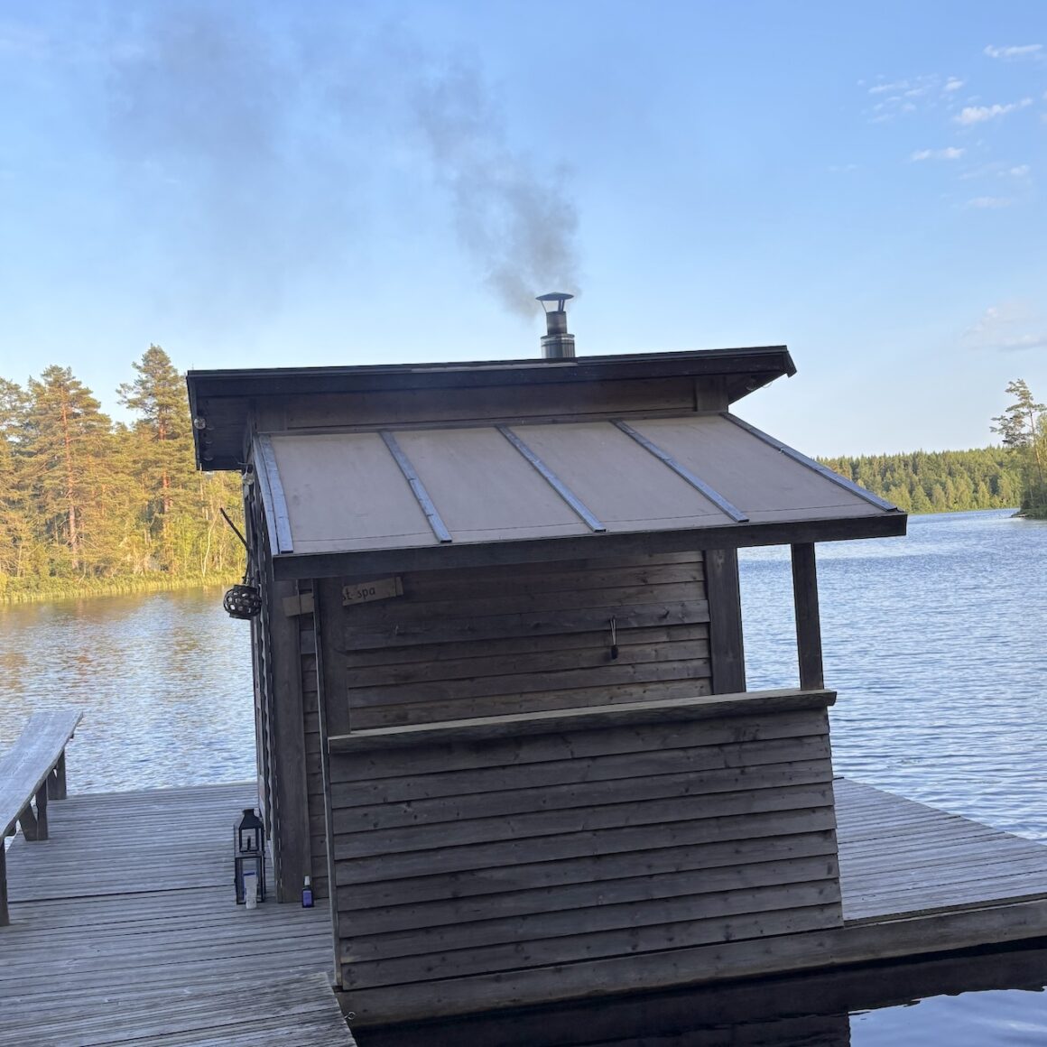 Schweden. Das Halland-Hoch 21 Schweden Visit Halland Sauna Kroksjöns Skogsretreat