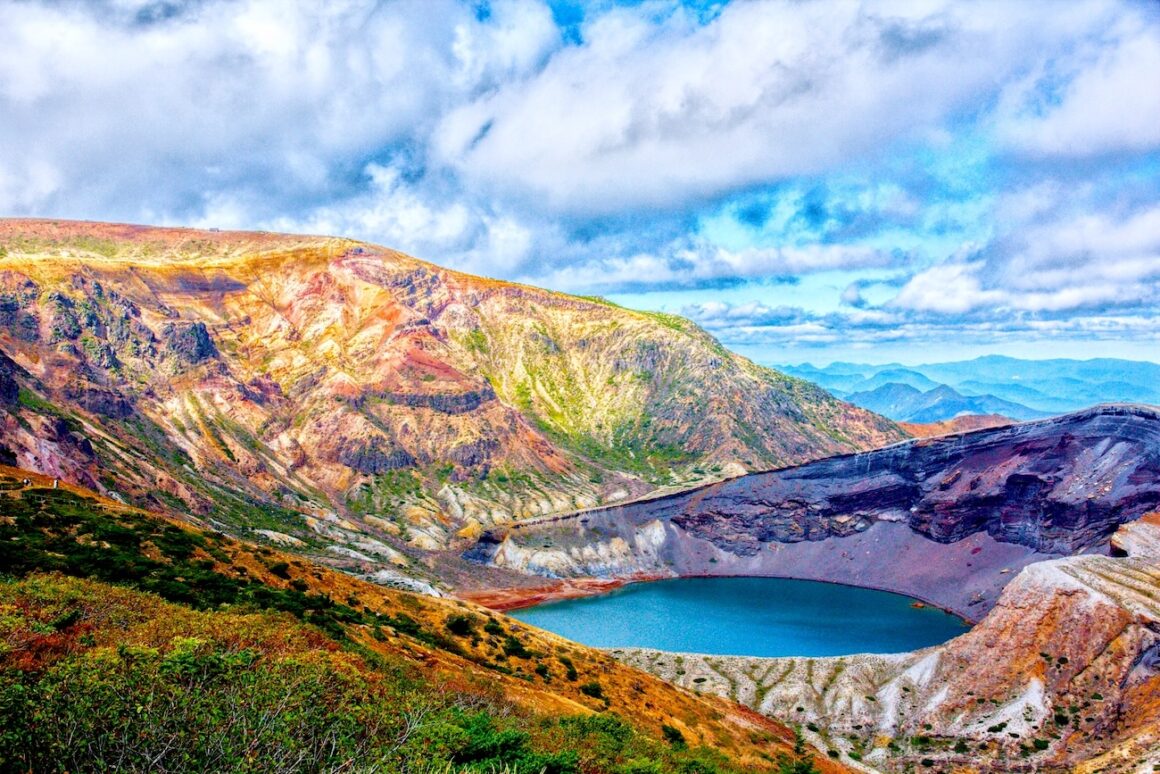 Japan. Geheimtipp Tohoku 11 Mount Zao Krater in Tohoku