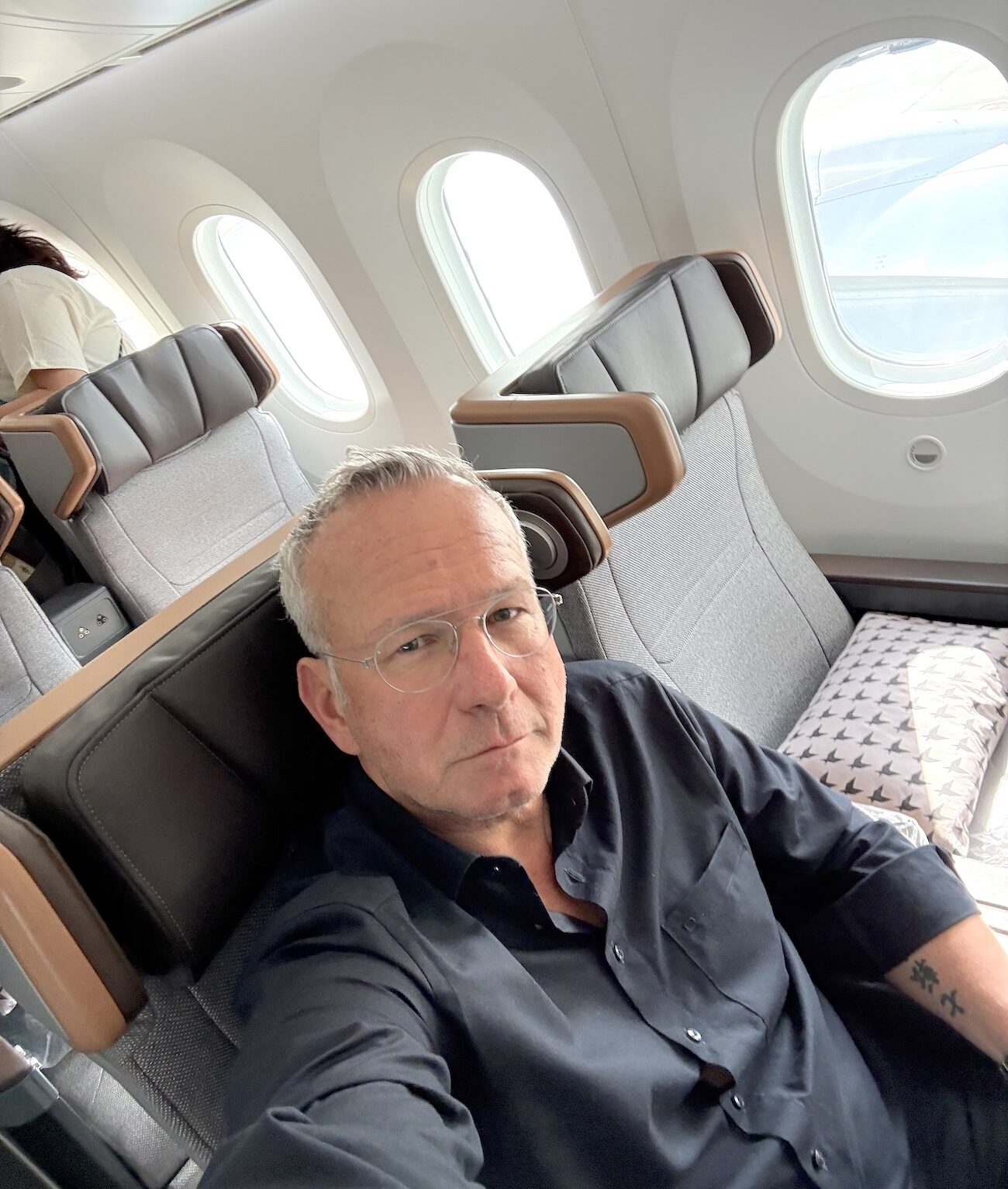 EVA Air. Complete Review 10 Peter Pfänder in der neuen EVA Air Premium Economy Class Review