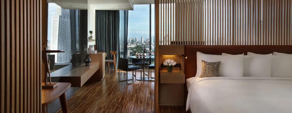 SO/ Bangkok. Hoch überm Lumphini Park 13 BKK, Hotel, Wood, Zimmer