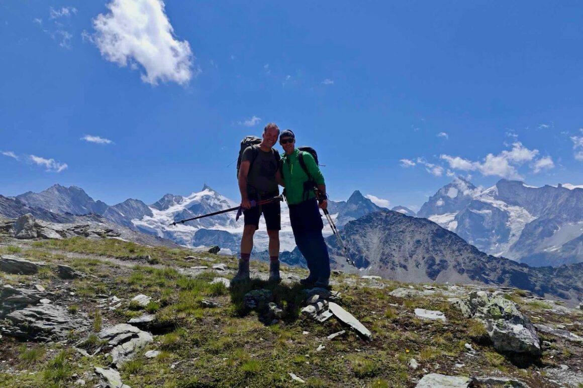 Val d'Anniviers. Mein erstes Mal auf einem Viertausender 27 Bishorn, Zinal, Val d'Anniviers, Schweiz, Viertausender, Berg, Gletscher