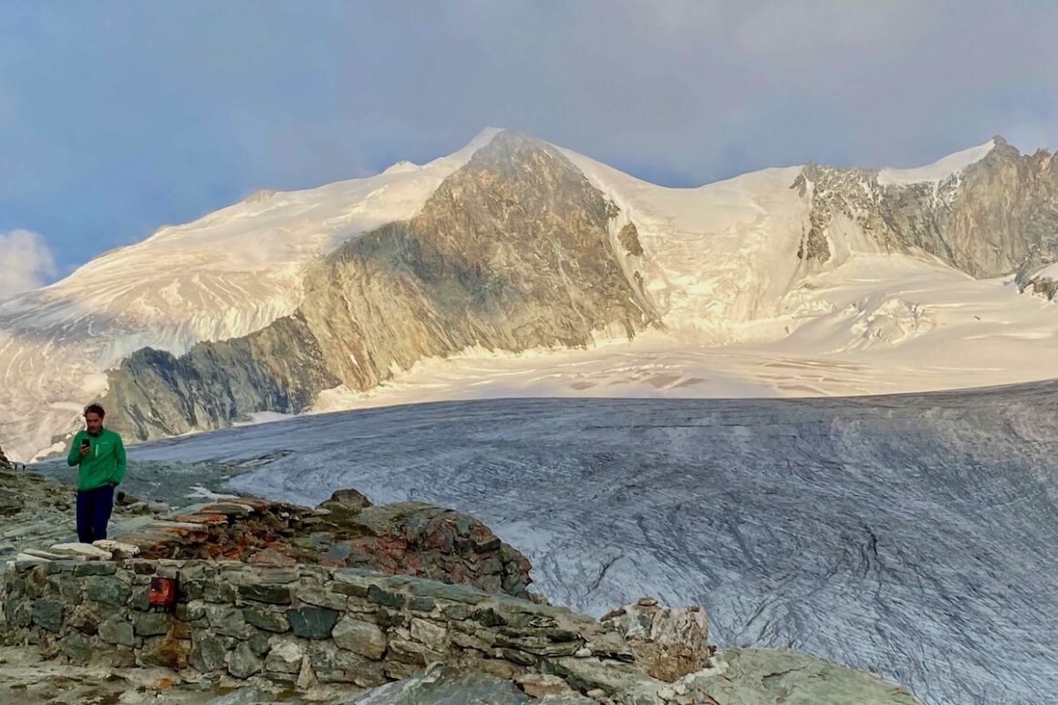 Val d'Anniviers. Mein erstes Mal auf einem Viertausender 12 Bishorn, Zinal, Val d'Anniviers, Schweiz, Viertausender, Berg, Gletscher
