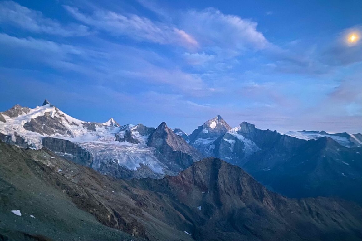Val d'Anniviers. Mein erstes Mal auf einem Viertausender 14 Bishorn, Zinal, Val d'Anniviers, Schweiz, Viertausender, Berg, Gletscher