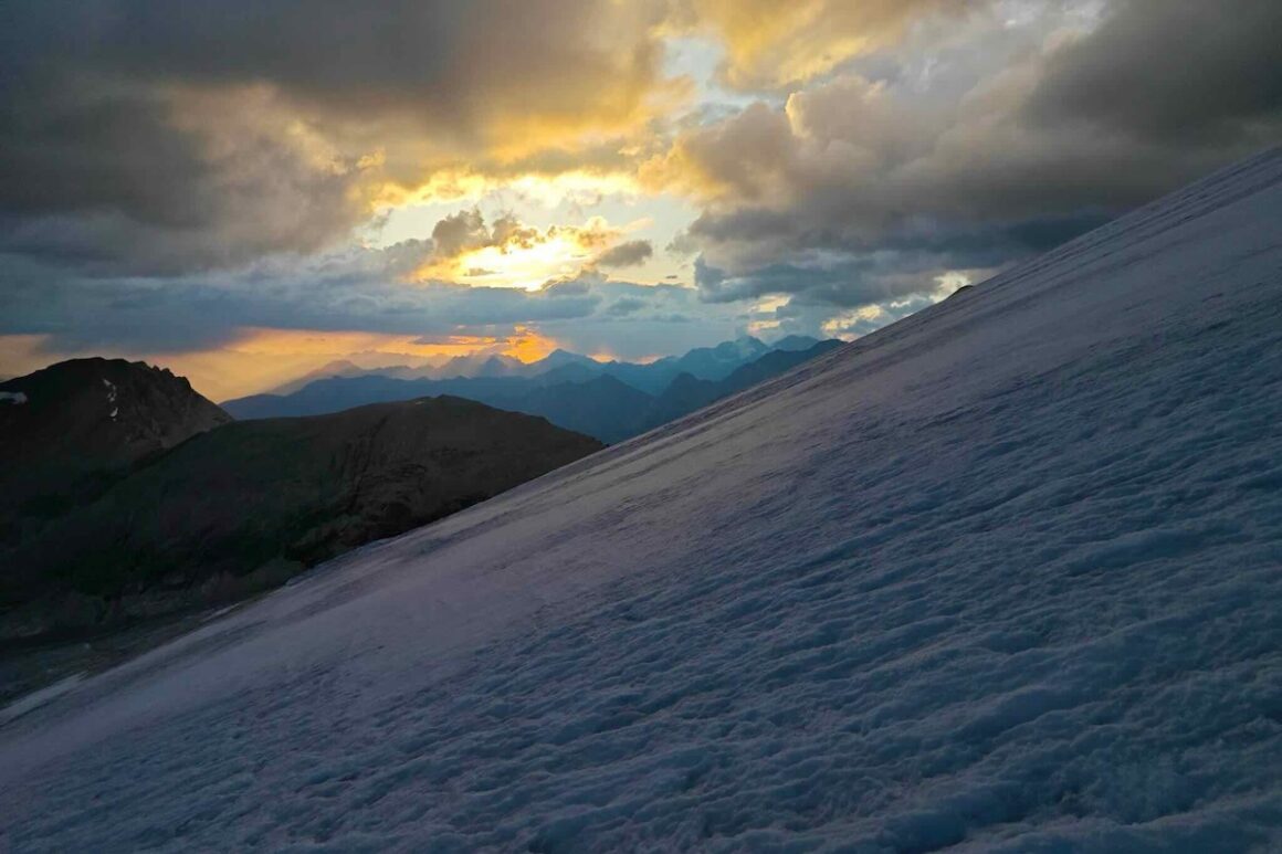 Val d'Anniviers. Mein erstes Mal auf einem Viertausender 19 Bishorn, Zinal, Val d'Anniviers, Schweiz, Viertausender, Berg, Gletscher