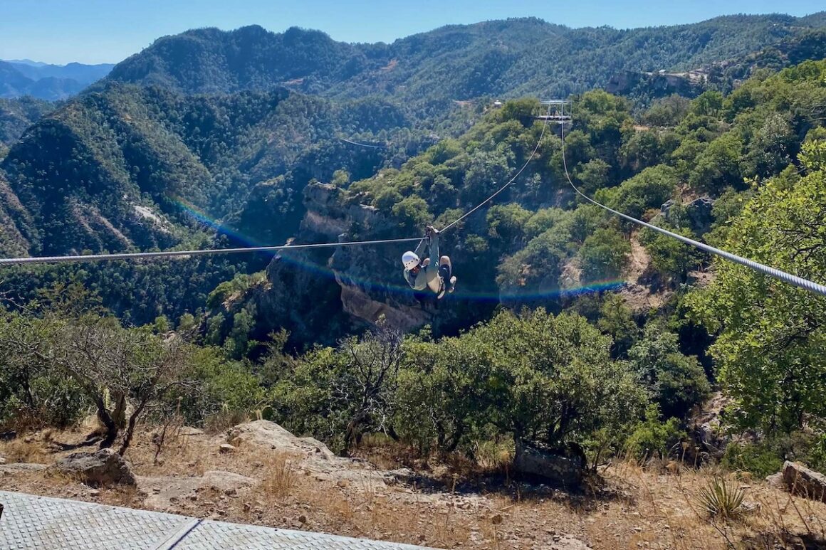 Mexiko. Mit Karacho über den XXL-Canyon 21 Mexiko, Zipline, Kupfercanyon
